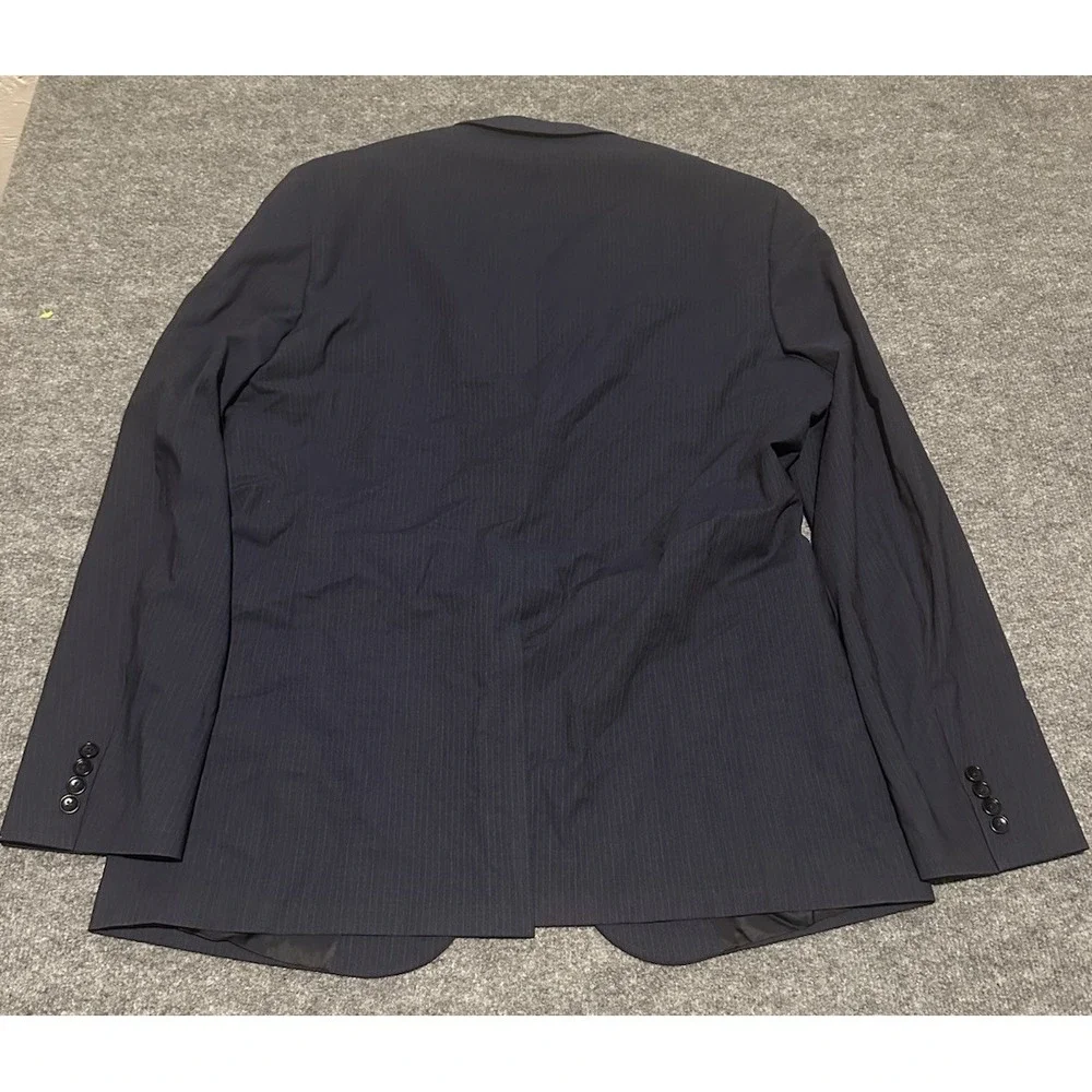 Brooks Brothers Brookscool 2 Piece Suit 46 Blazer 40x32 Slacks Navy Pinstripe